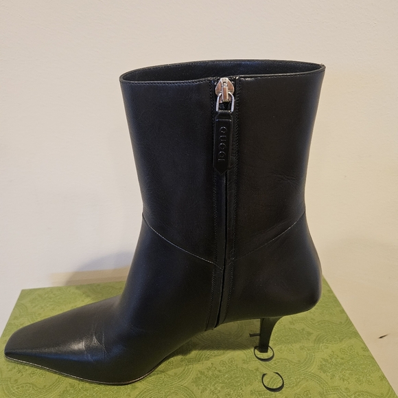 Gucci Blondie 55mm Ankle Boots - Picture 9 of 10